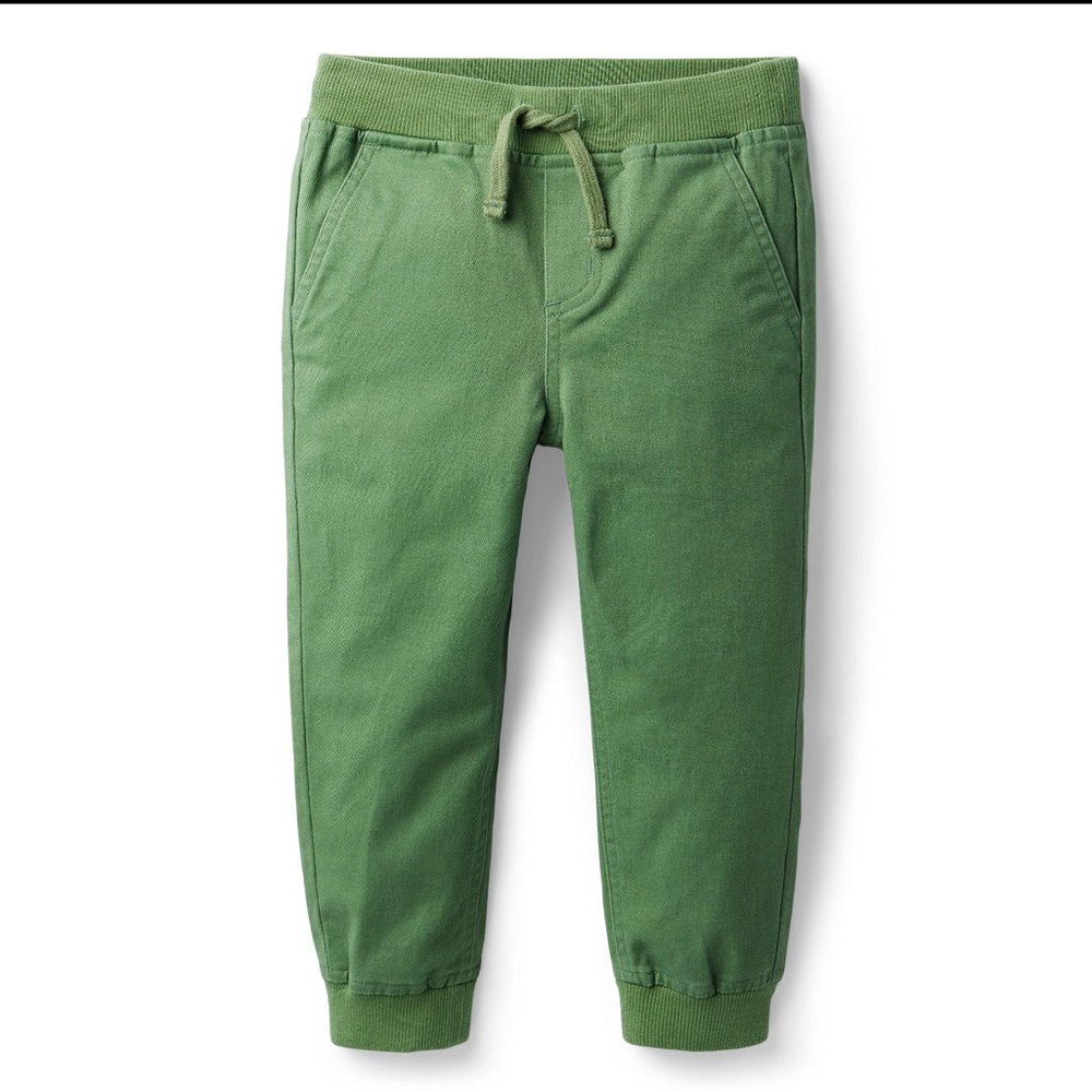Janie and Jack Stretch Twill Joggers